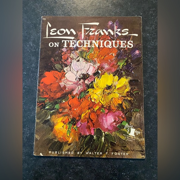 Walter Foster Art Vintage Art Instruction Book Leon Franks On